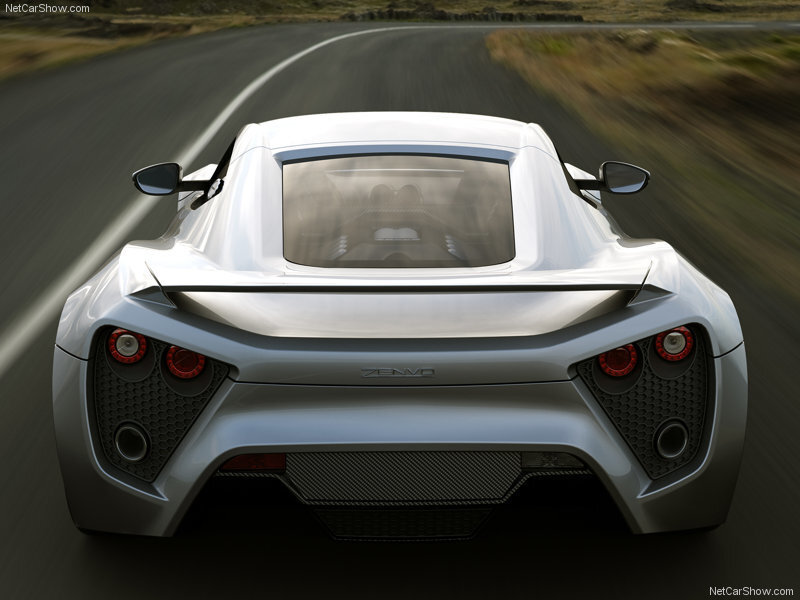 Zenvo ST1 sports car rear view
