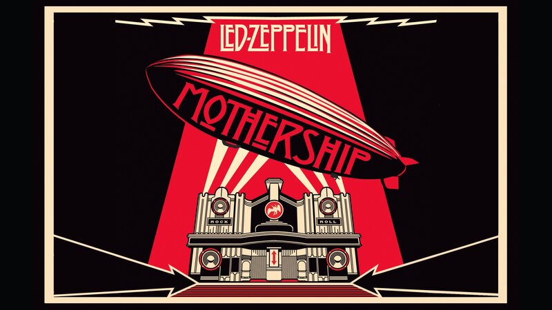 Zeppelin over Building