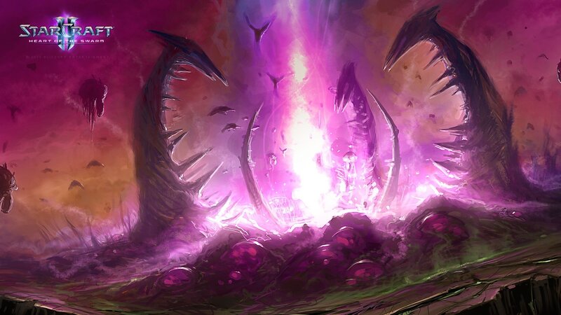 Zerg Hatchery Explosion — Purple