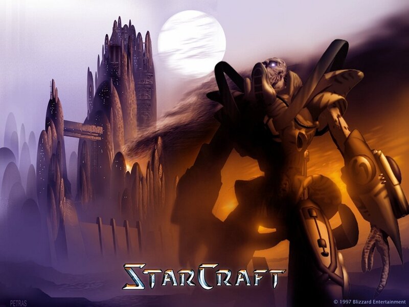 Zerg Unit in Desert — Purple