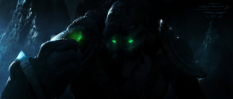 Zerg Warrior in Cave