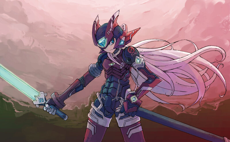Zero in battle armor