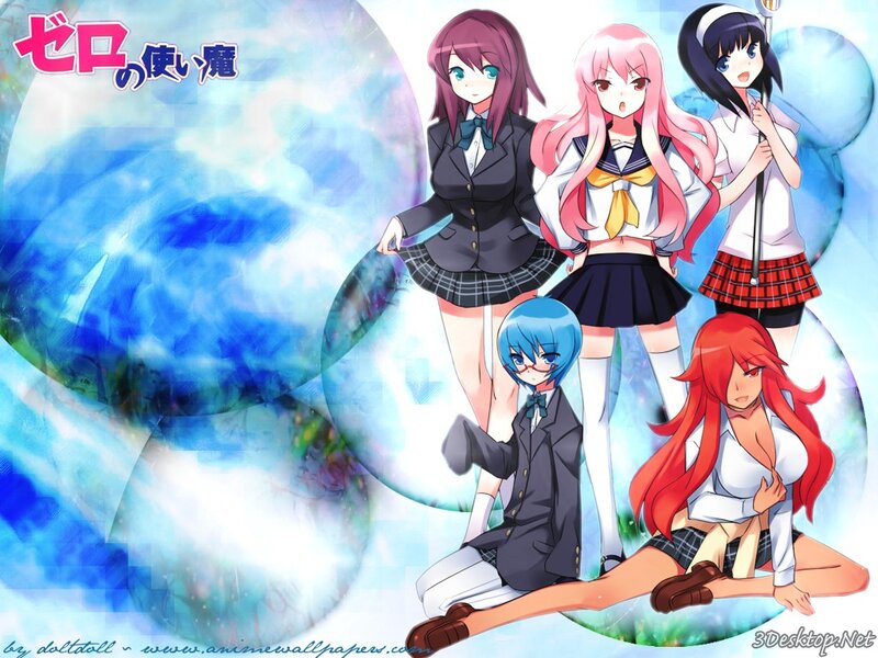 Zero no Tsukaima characters