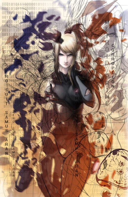 Zero Suit Samus artwork