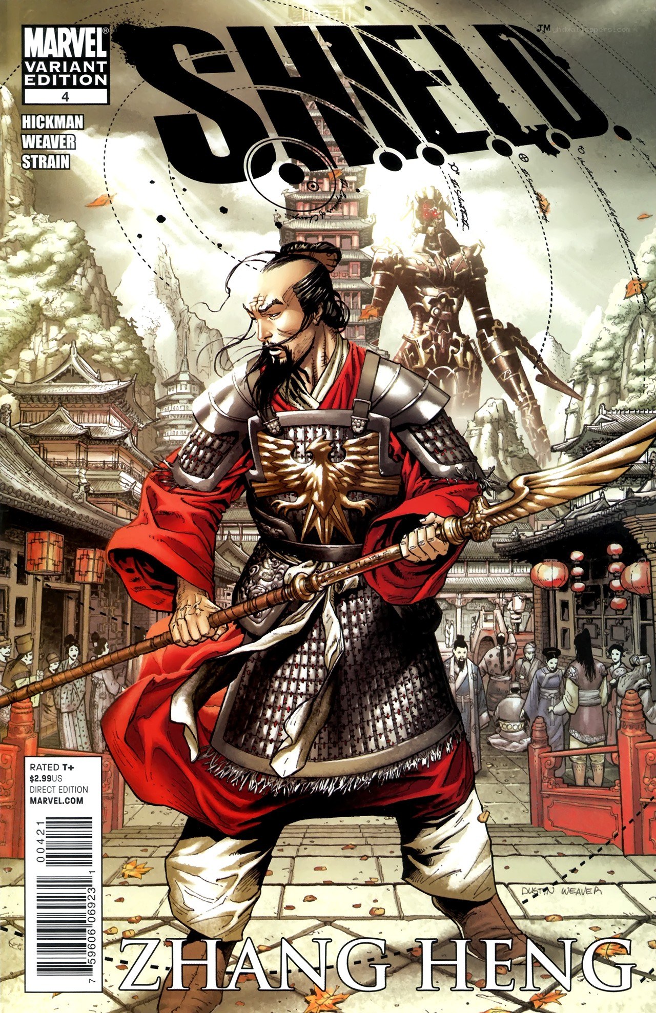 Zhang Heng on a comic cover
