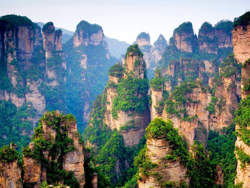 Zhangjiajie Sandstone Pillars