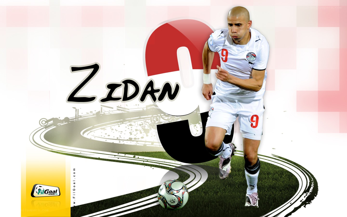 Zidan soccer player wallpaper