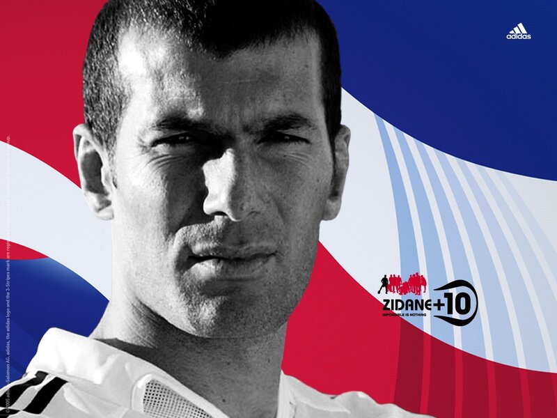 Zidane +10 campaign poster