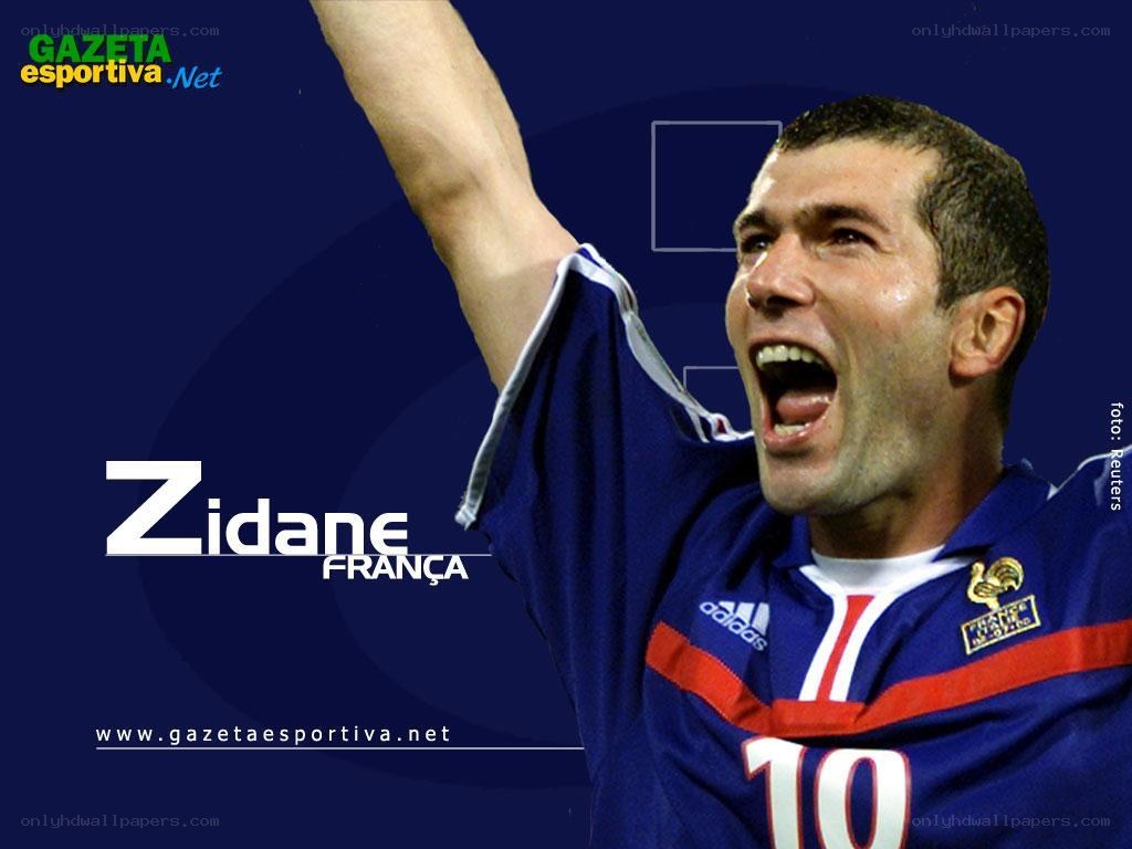 Zidane celebrating victory