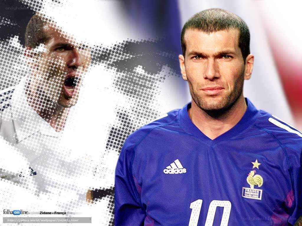 Zidane in France jersey