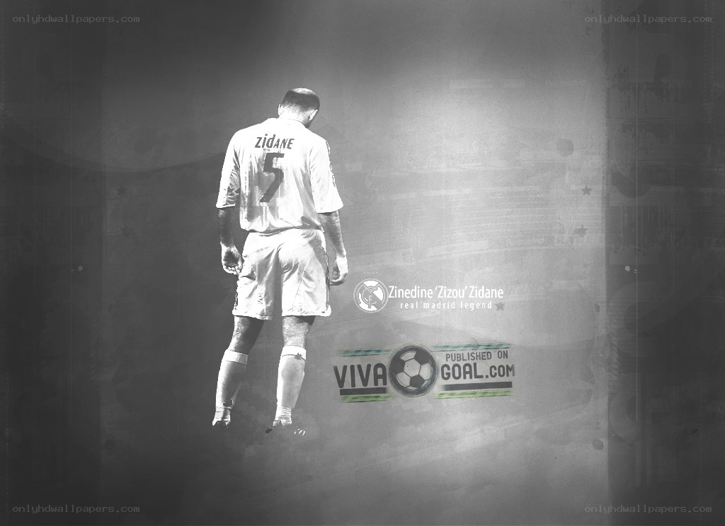 Zidane in Real Madrid kit