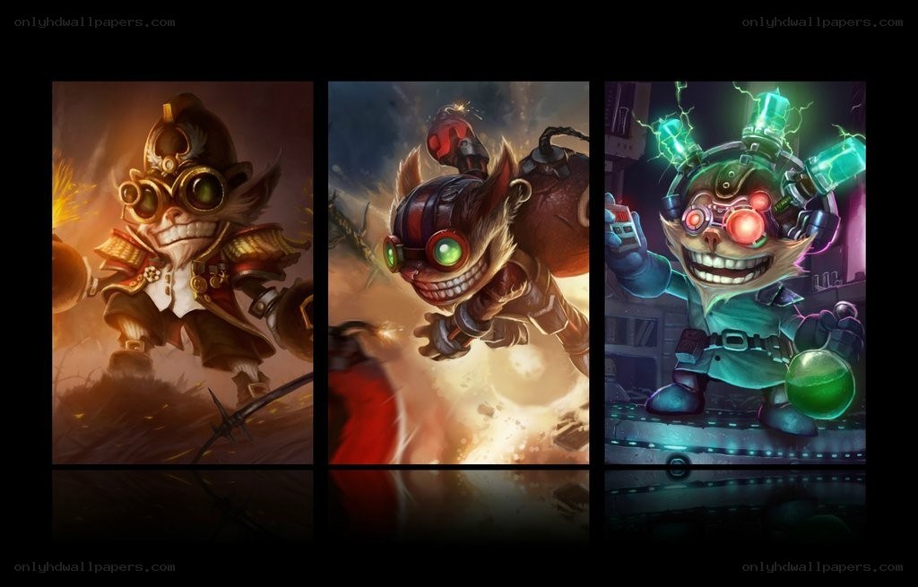 Ziggs character art collection