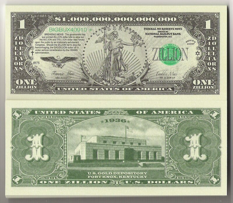 Zillion Dollar Bill