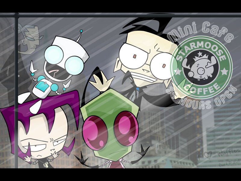 Zim and Invader Zim characters