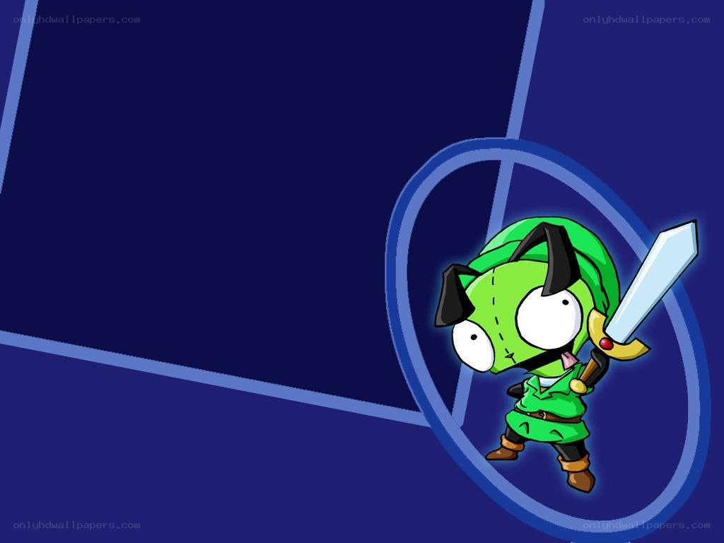 Zim and sword character