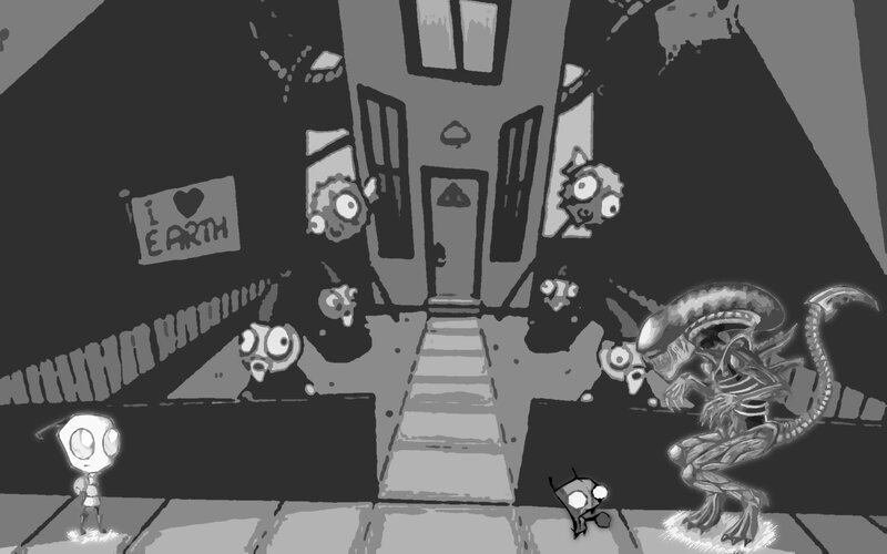 Zim and the alien invasion