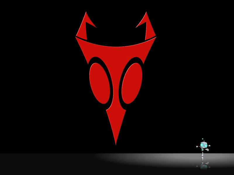Zim and the red symbol