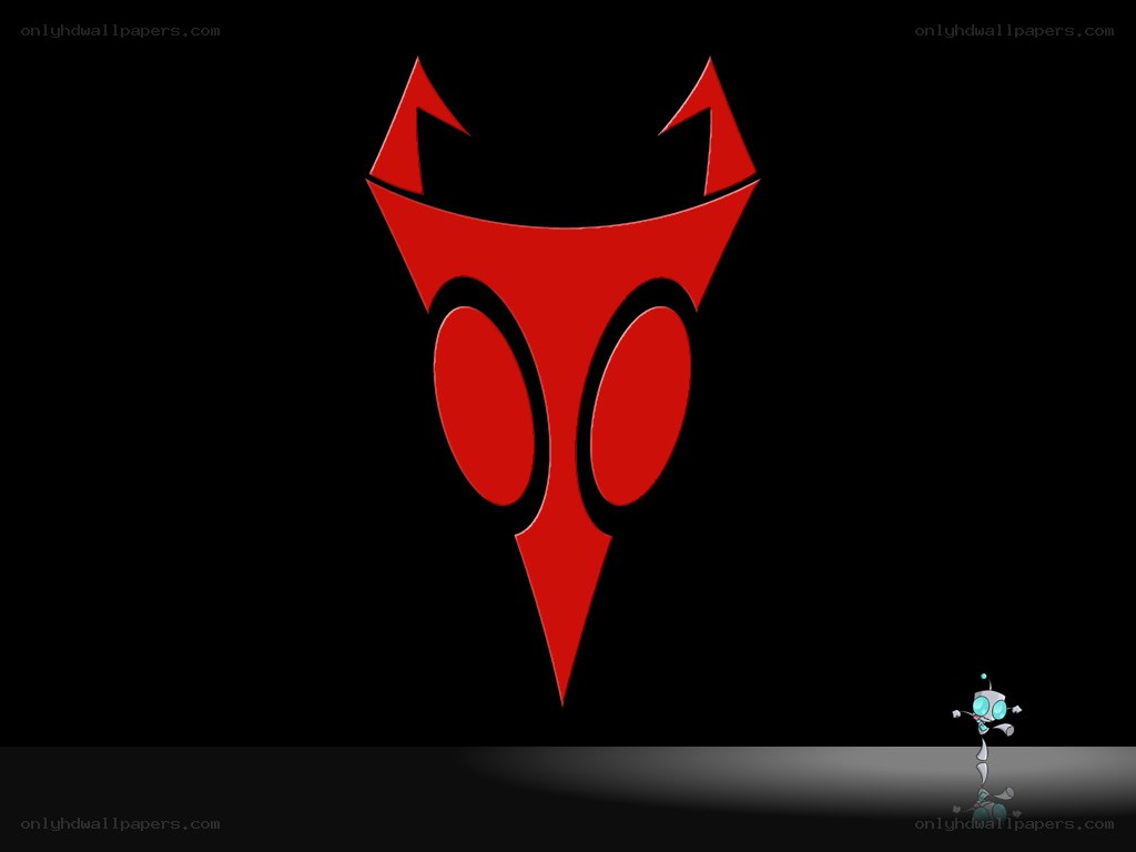 Zim and the red symbol