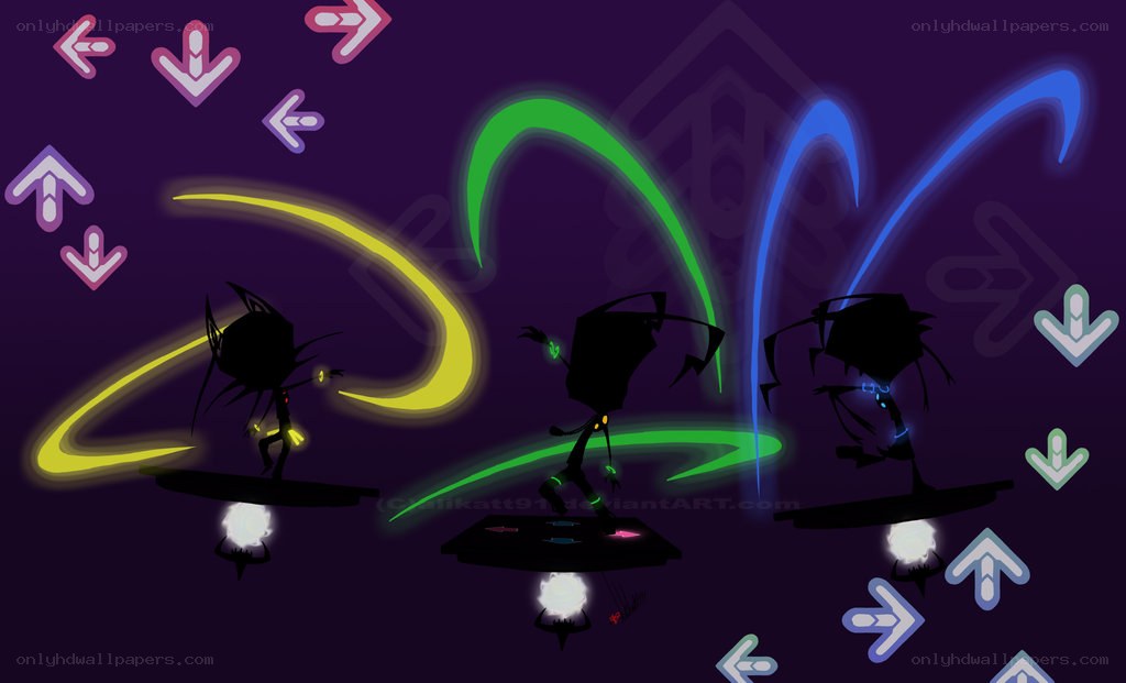 Zim and the rhythm game