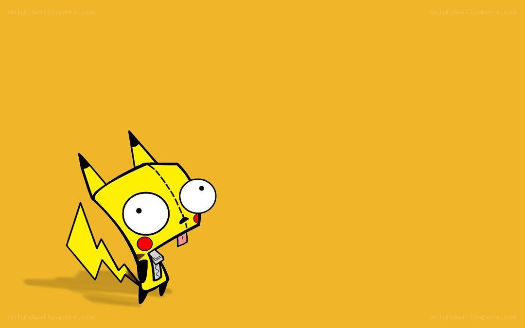 Zim as Pikachu character