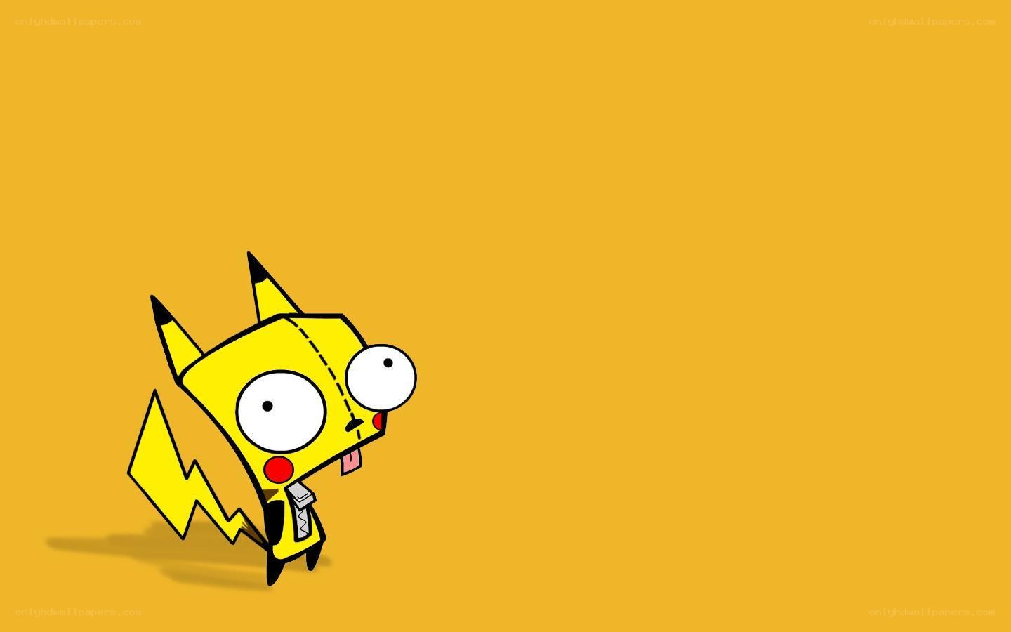 Zim as Pikachu character