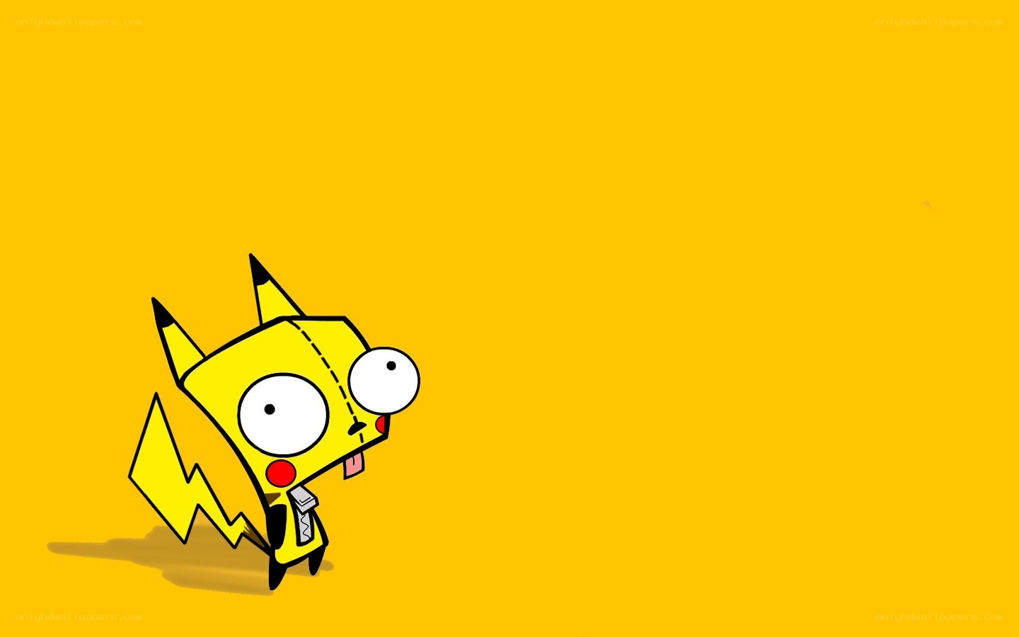 Zim as Pikachu