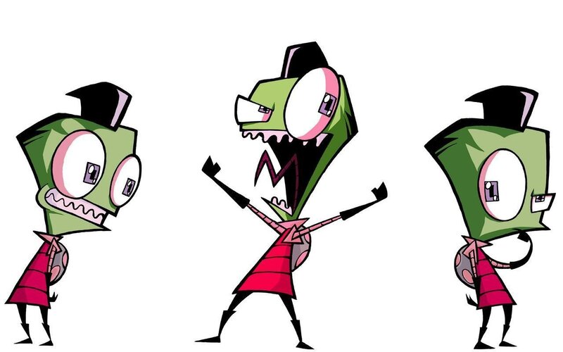 Zim character design sheet