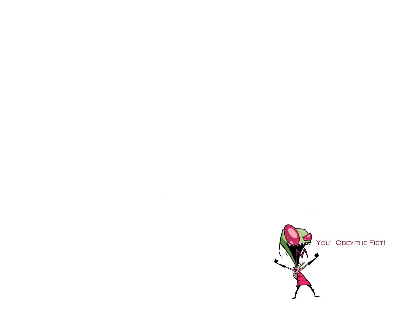 Zim from Invader Zim