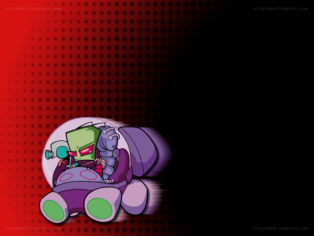 Zim in a racing pod