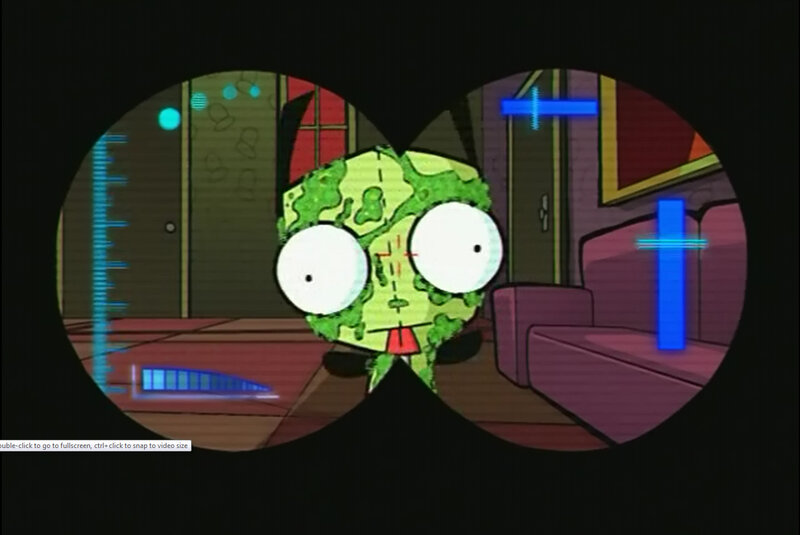 Zim in a surveillance view