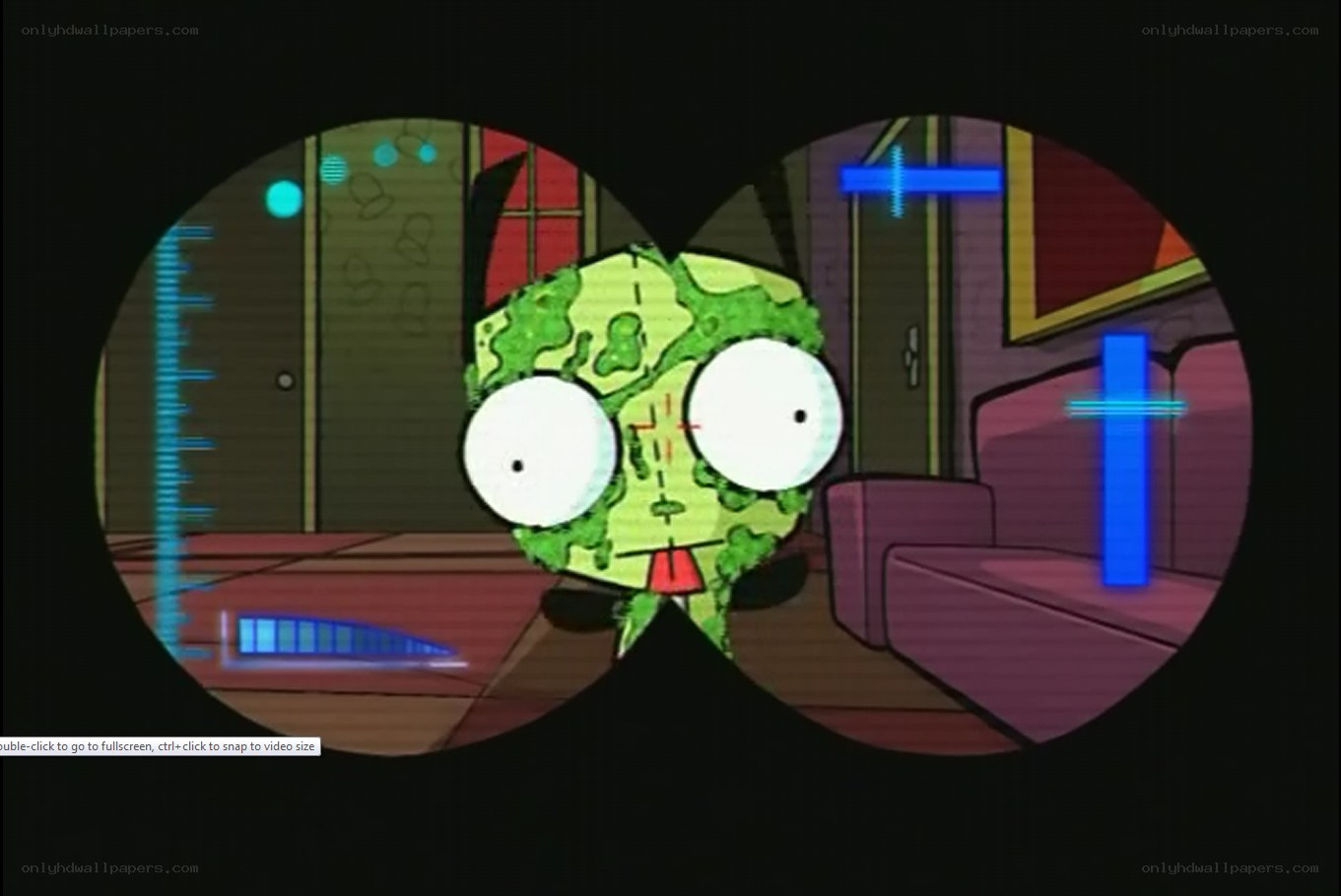 Zim in a surveillance view