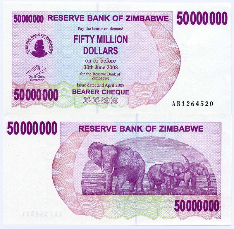 Zimbabwean banknote