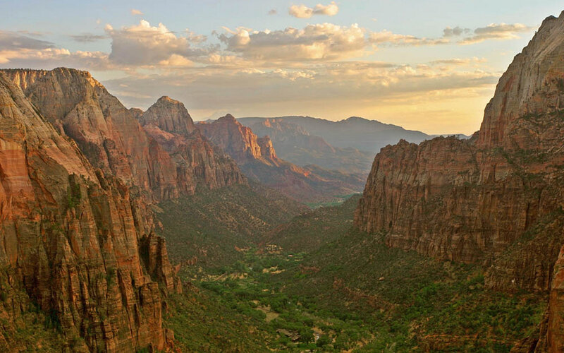Zion Canyon Landscape — Orange