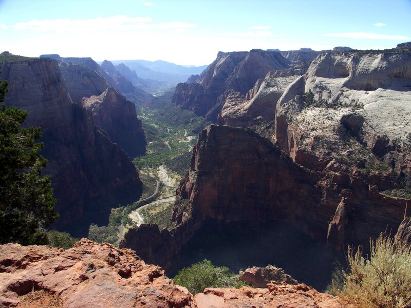 Zion Canyon Vista — Red, Serene, Afternoon
