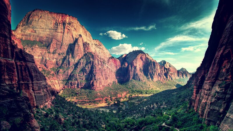 Zion National Park canyon