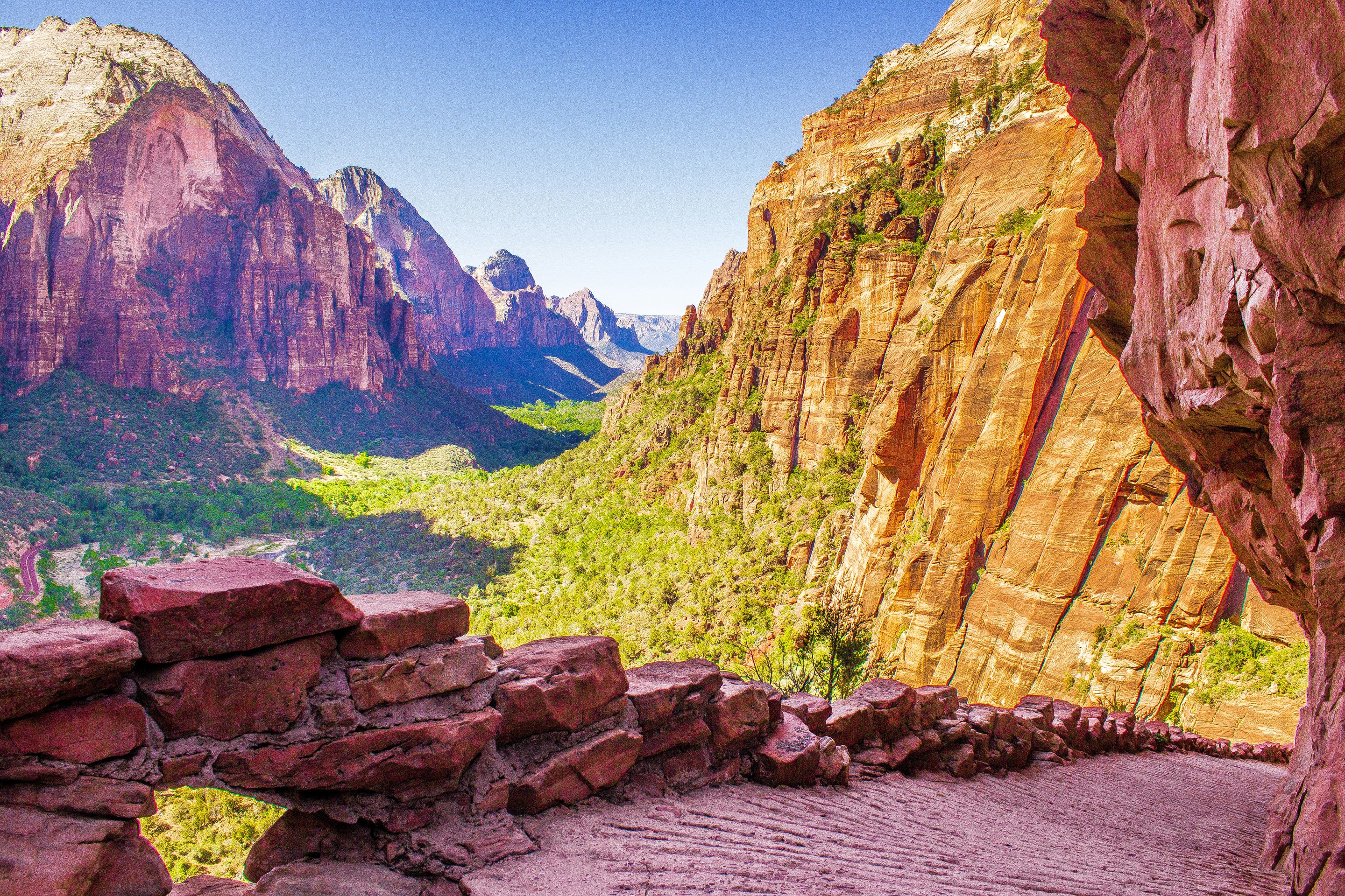 Zion National Park canyon view
