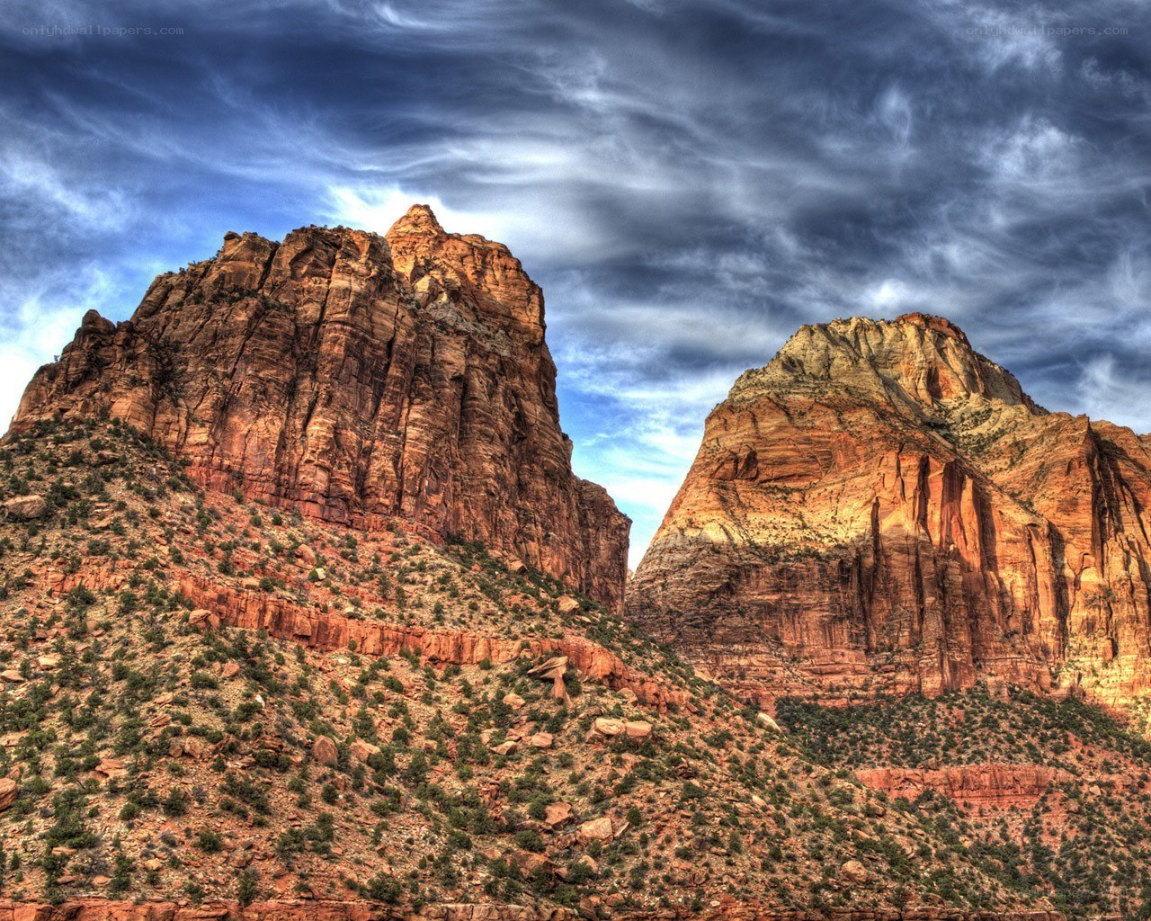 Zion National Park cliffs
