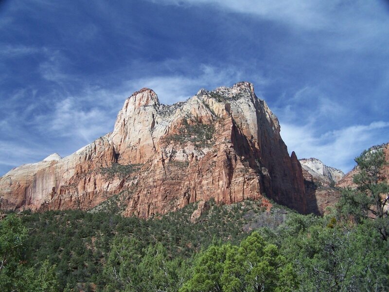 Zion National Park Cliffs — Blue