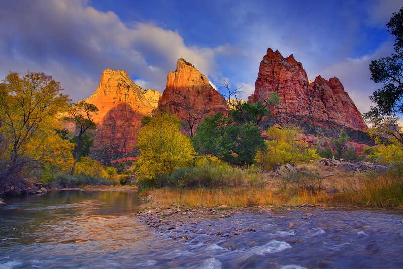 Zion National Park river scene