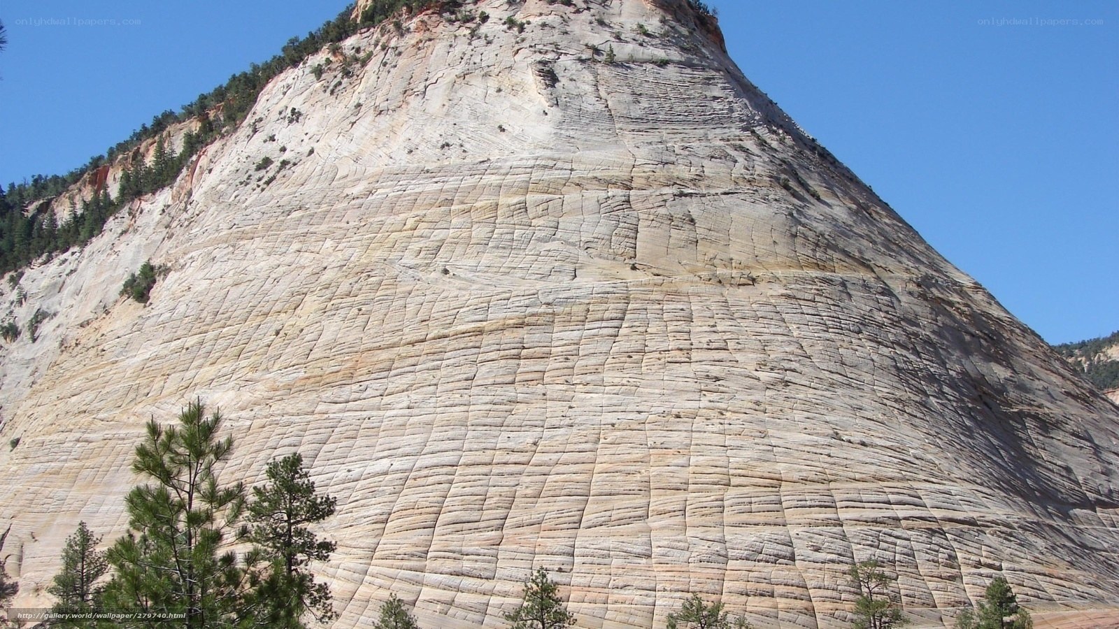 Zion National Park rock formation