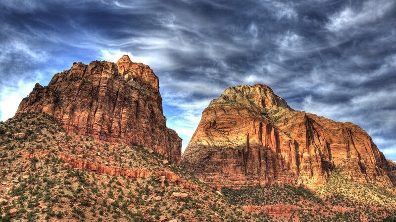 Zion National Park rock formations