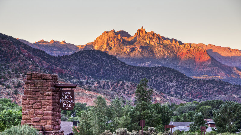 Zion National Park Sign