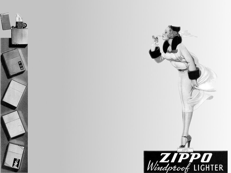 Zippo Lighter Advertisement