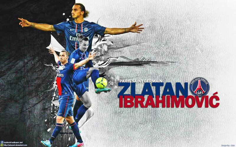 Zlatan Ibrahimović in Action — Blue