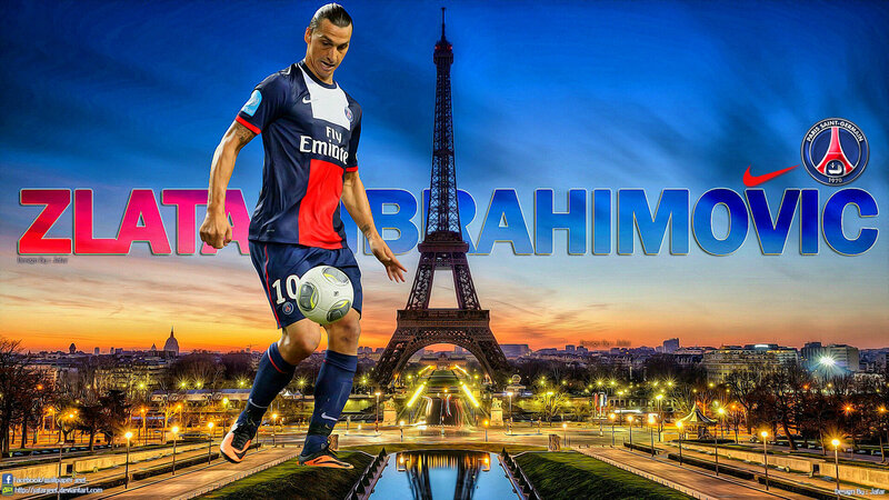 Zlatan Ibrahimović Kicking Ball