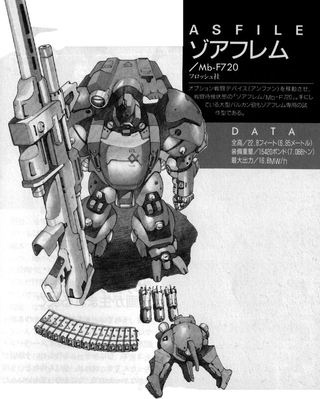 Zoafrem mech design