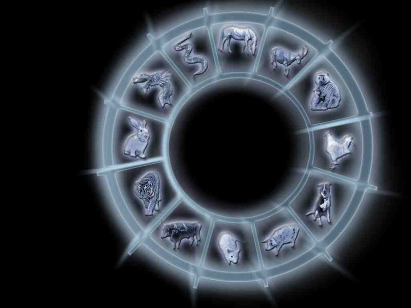 Zodiac Animal Symbols — White