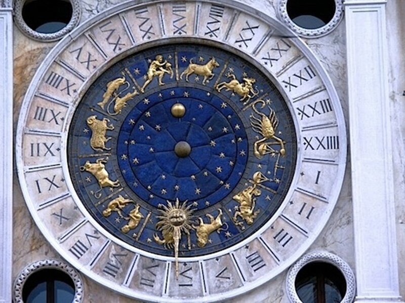 Zodiac Clock Face