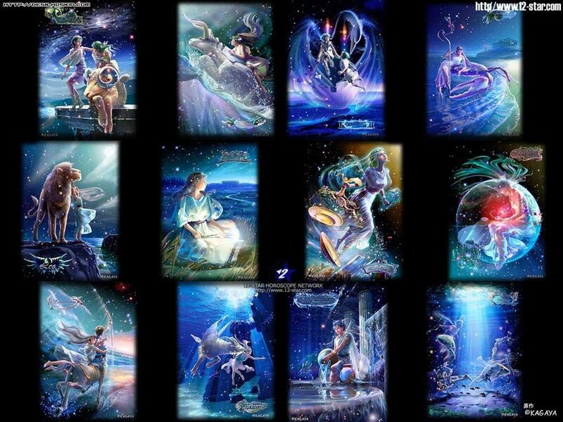 Zodiac constellation artwork collection