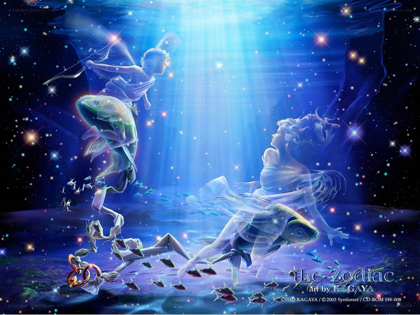 Zodiac Pisces Underwater Art